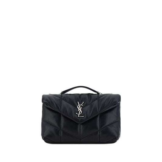 Sac à bandoulière Saint Laurent en agneau noir Ovis Aries