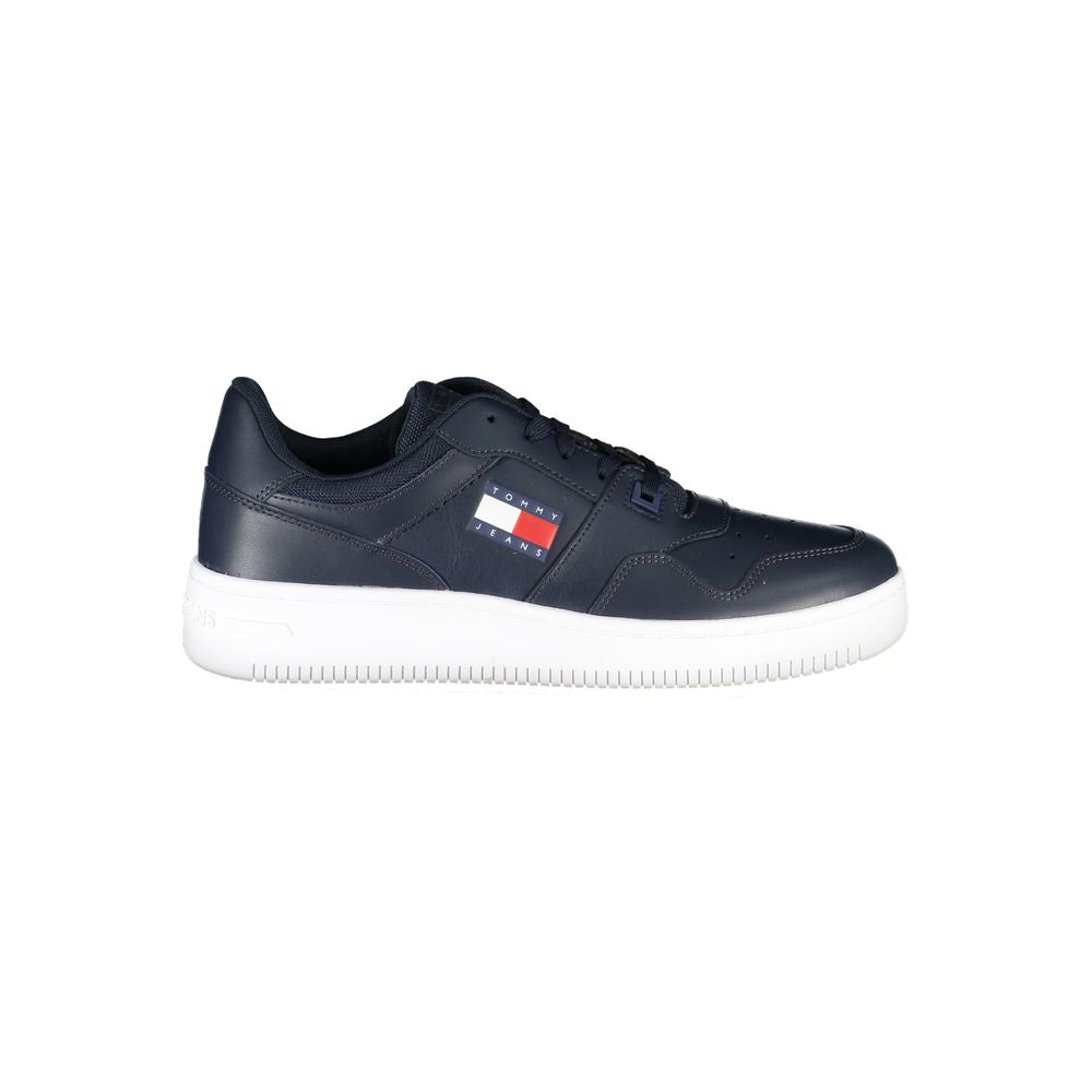 Sneaker da uomo Tommy Hilfiger in pelle blu