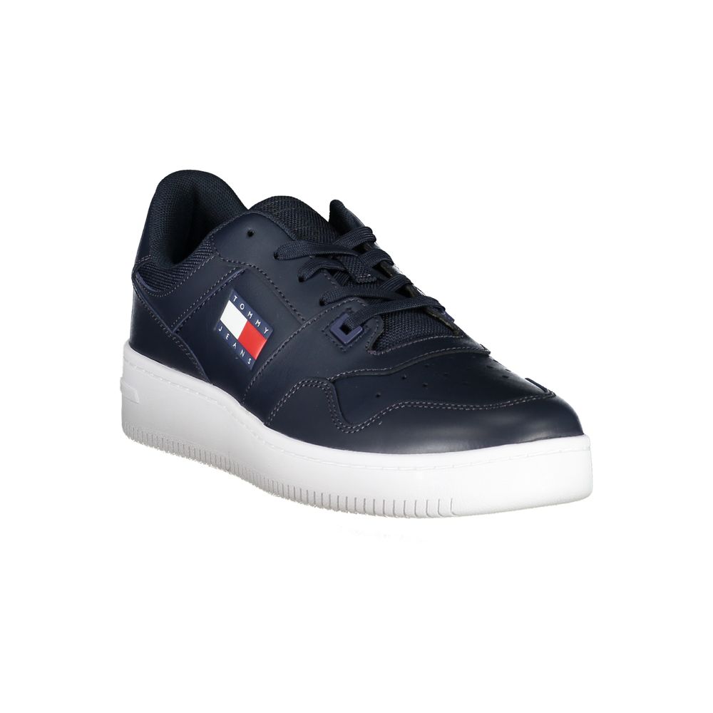 Sneaker da uomo Tommy Hilfiger in pelle blu