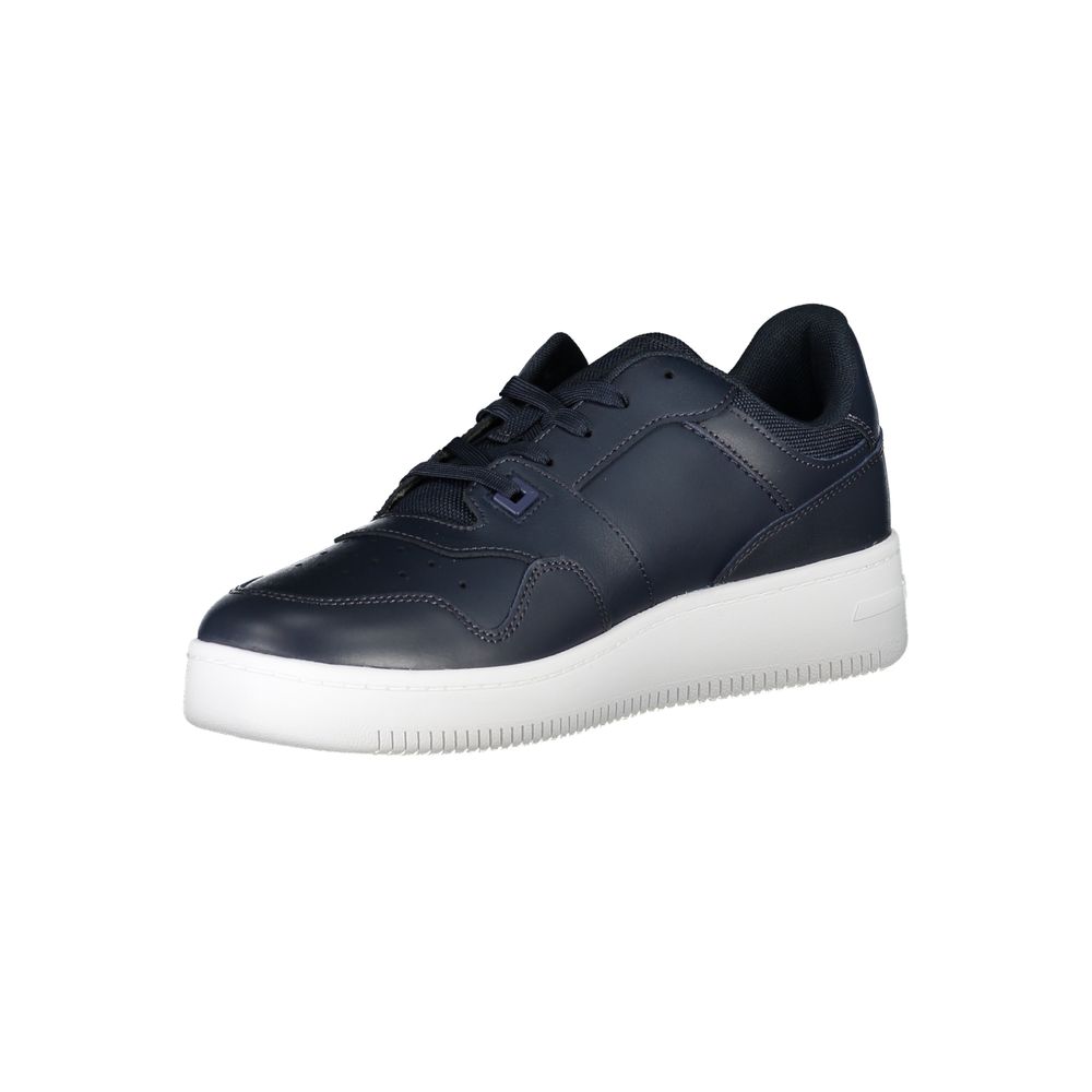 Sneaker da uomo Tommy Hilfiger in pelle blu