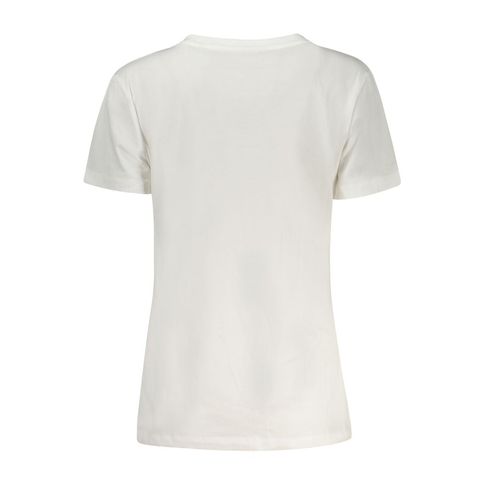T-Shirt Donna Guess Jeans Bianca in Cotone