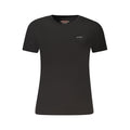 T-shirt en coton noir Guess pour femme