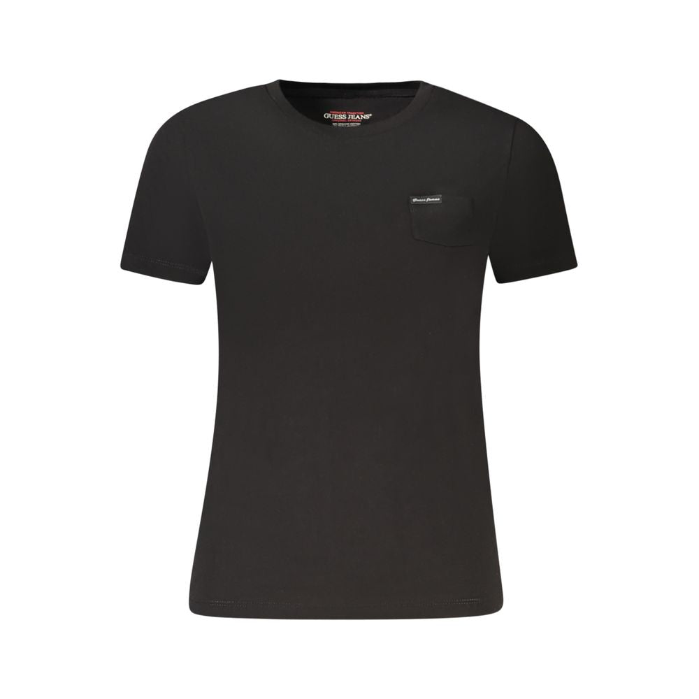 T-shirt Guess in cotone nero da donna