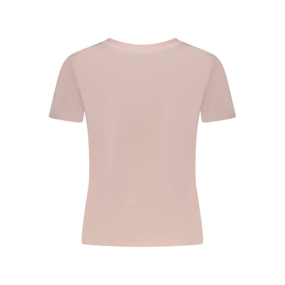 T-shirt Guess in cotone rosa da donna