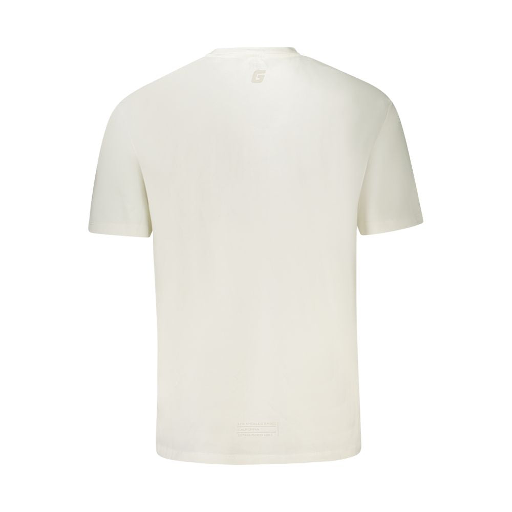 Guess Jeans T-Shirt da uomo in cotone bianco