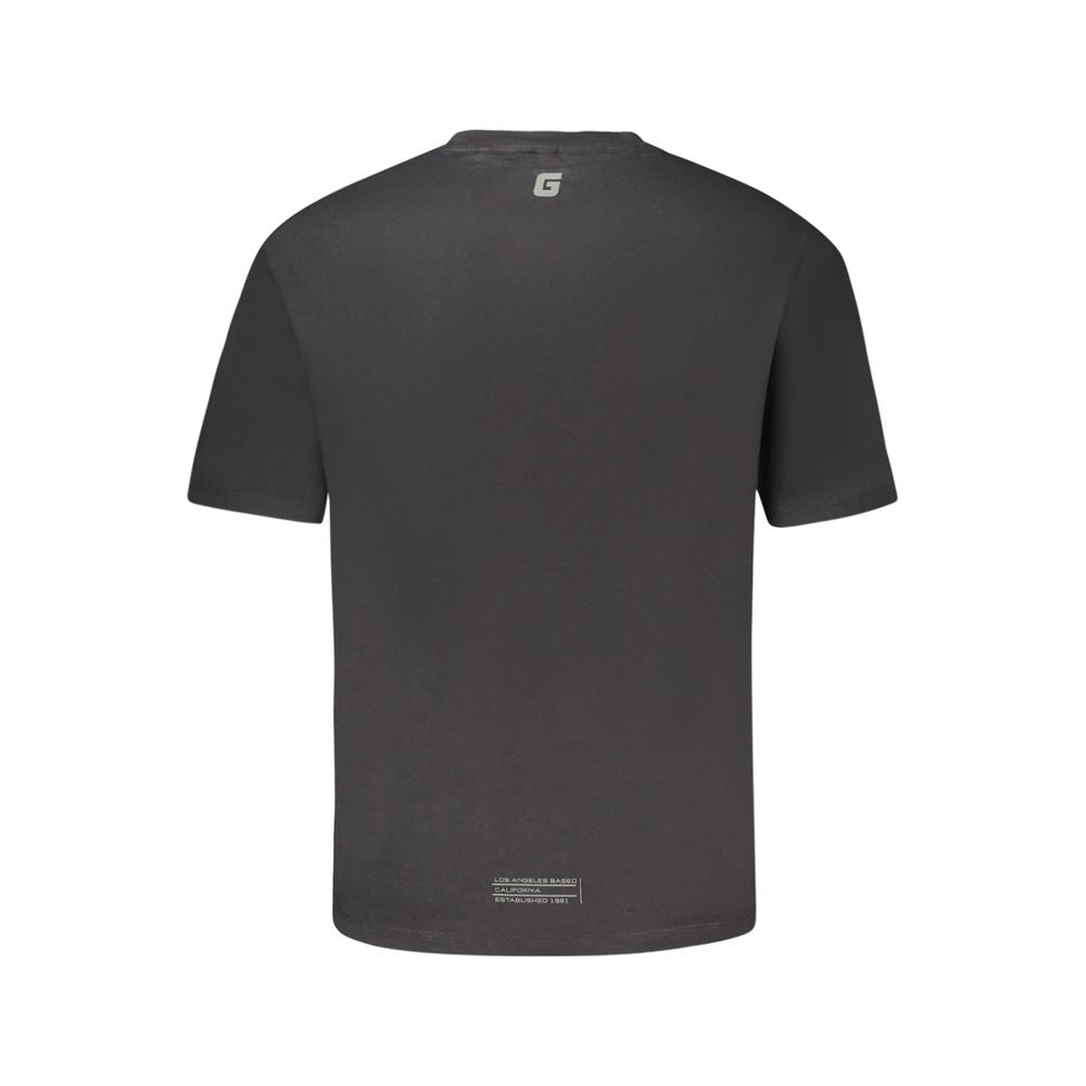 T-shirt da uomo Guess Jeans in cotone nero