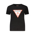 T-shirt Guess Femme en Coton Biologique Noir