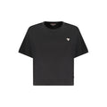 T-shirt en coton noir Guess pour femme