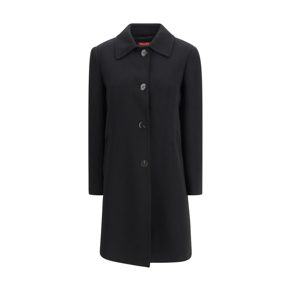 Cappotto Max Mara in triacetato nero