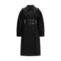 Ganni Cappotto Nero in Nylon
