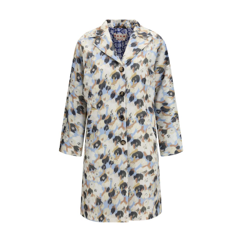 Manteau Marni en polyester multicolore