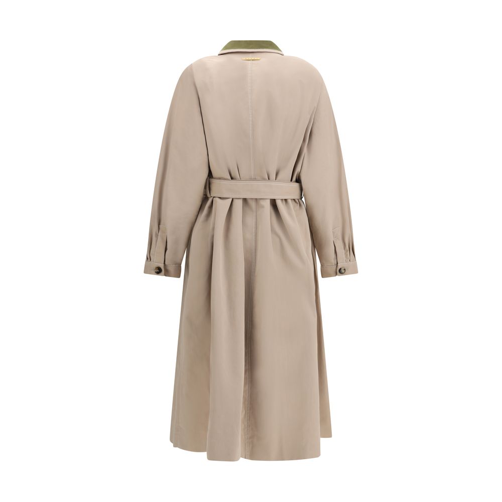 Manteau en coton multicolore Marni