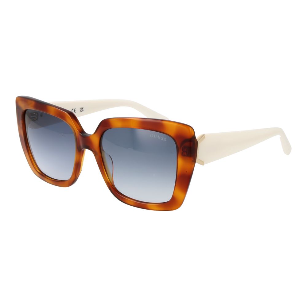 Occhiali da sole Guess in plastica marrone