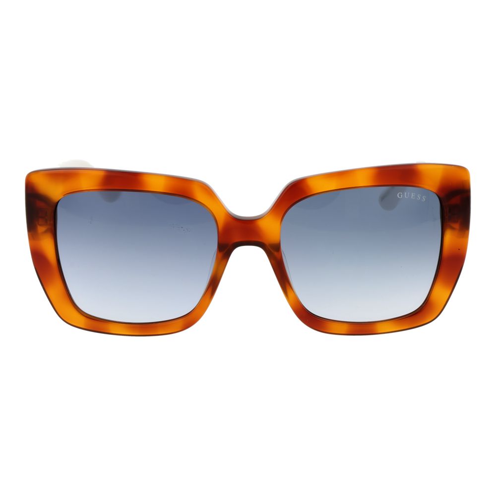Occhiali da sole Guess in plastica marrone