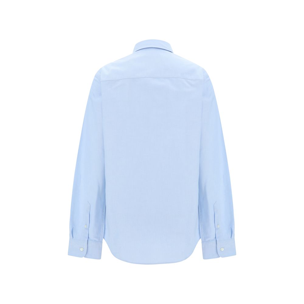 Camicia Elegante Ami Paris in Cotone Blu