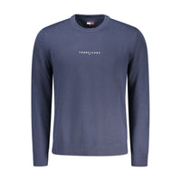 Maglione da uomo Tommy Hilfiger in poliestere blu