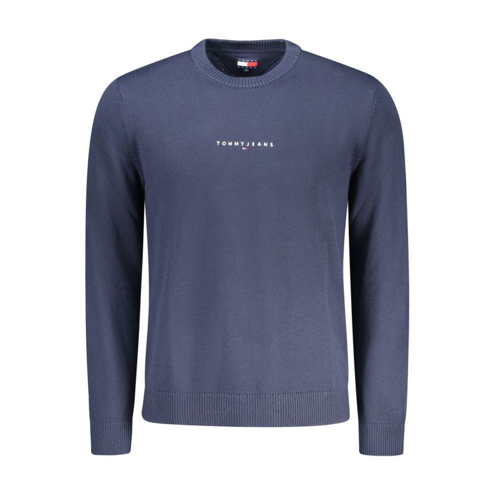 Maglione da uomo Tommy Hilfiger in poliestere blu