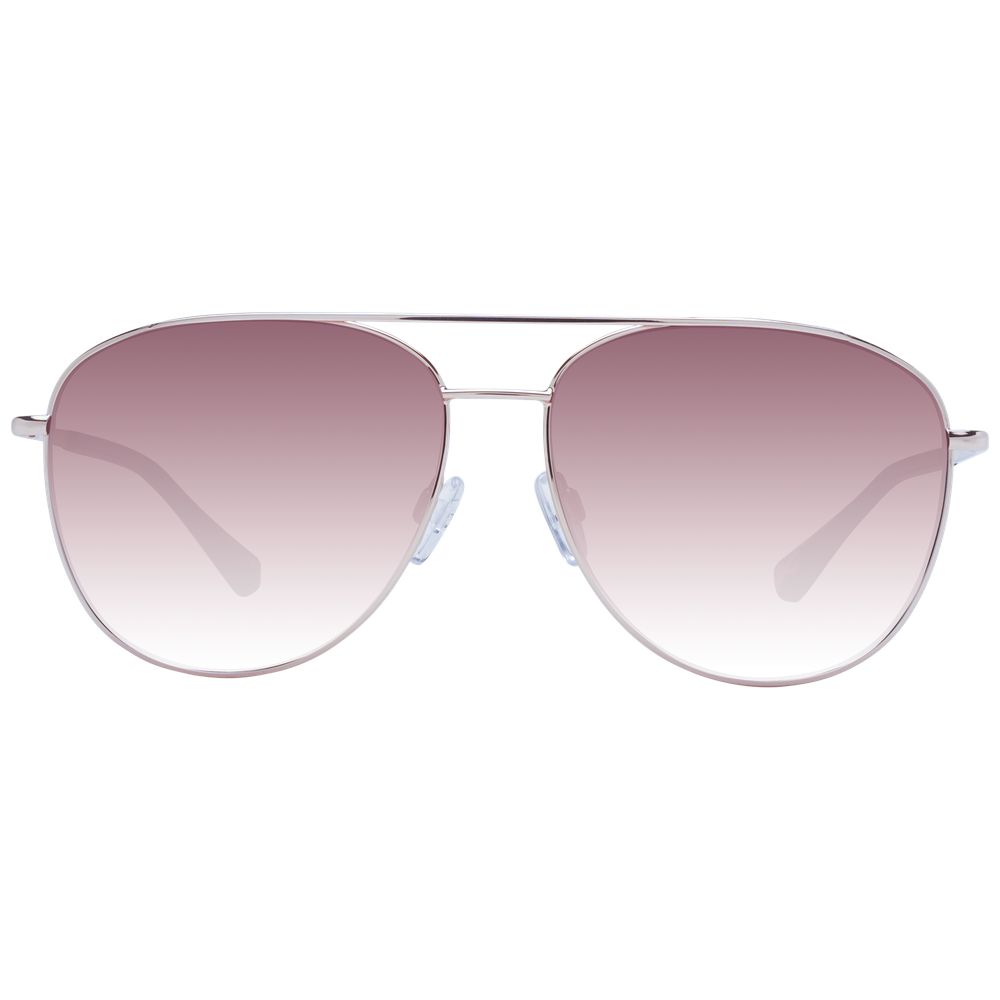 Occhiali da sole in metallo Ted Baker color oro rosa