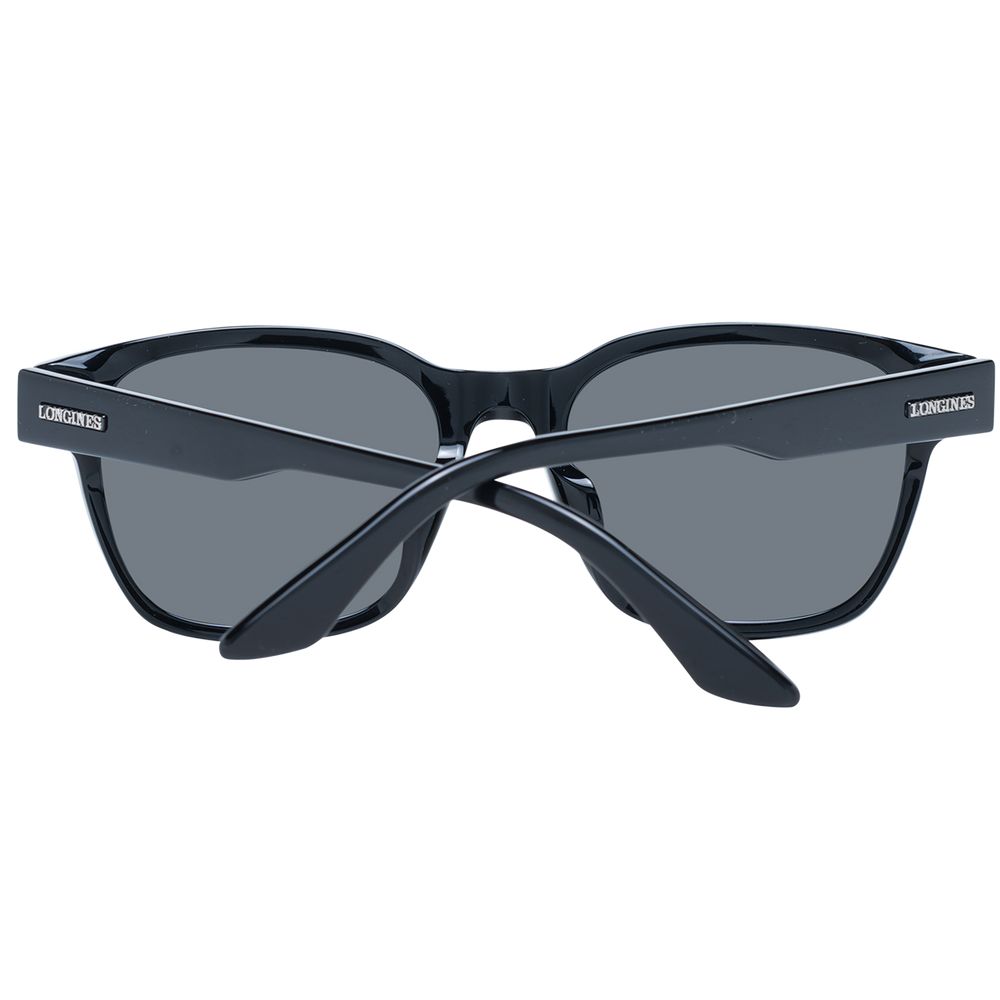 Lunettes de soleil en plastique noir Longines