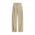 Pantalone Casual The Row in Seta Beige