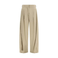 Pantalone Casual The Row in Seta Beige