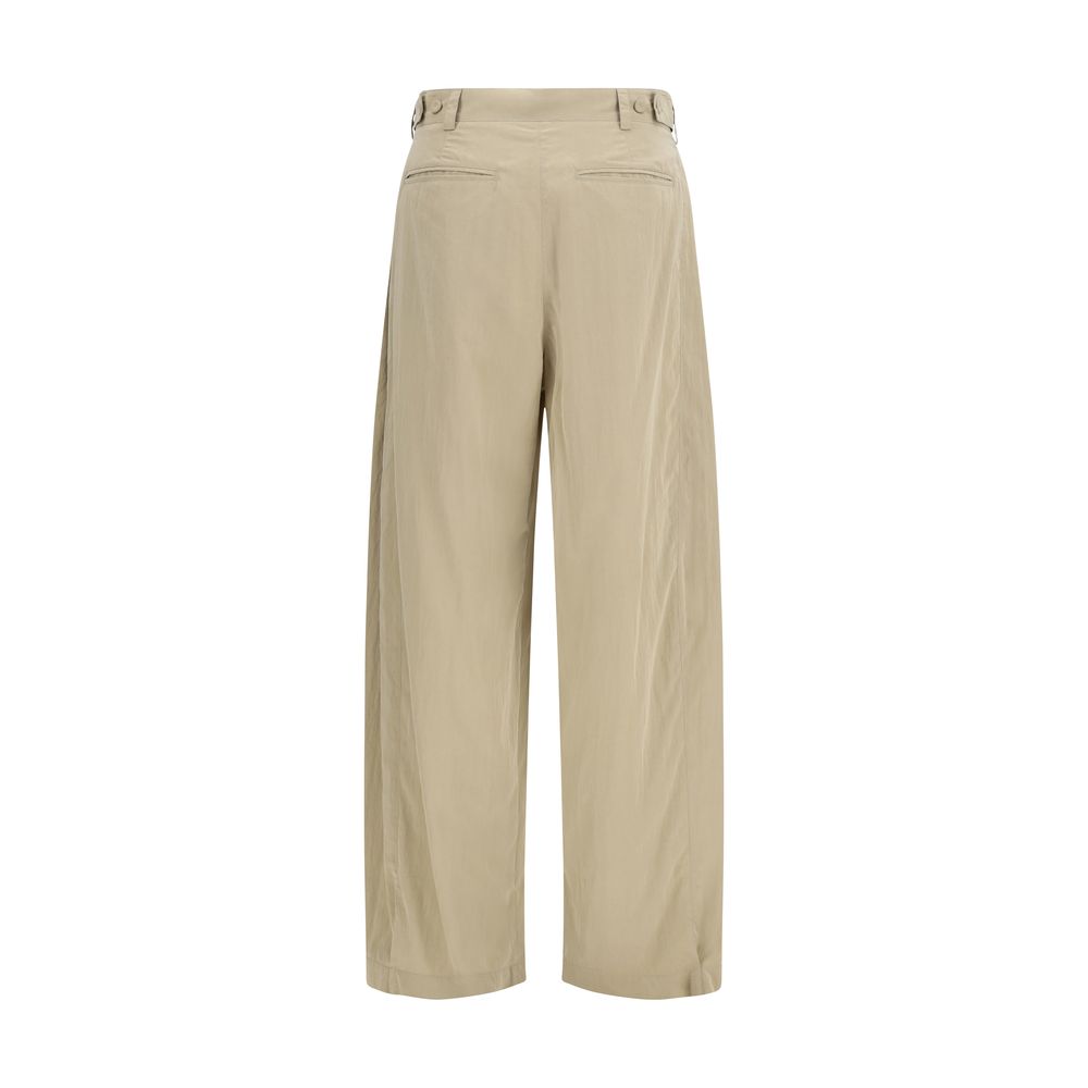 Pantalone Casual The Row in Seta Beige