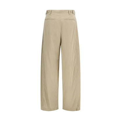 Pantalone Casual The Row in Seta Beige