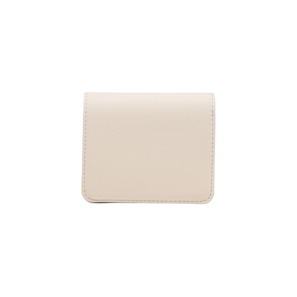 Portafoglio Love Moschino in polietilene beige