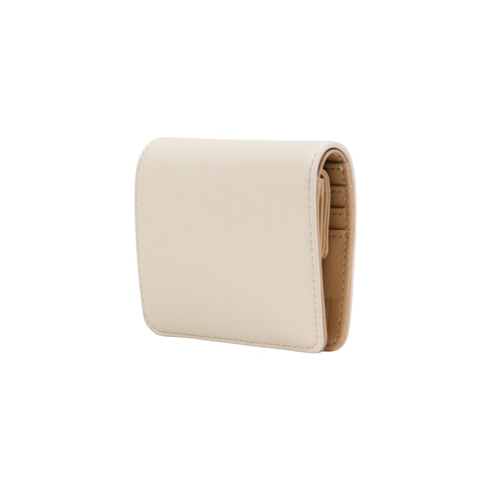 Portafoglio Love Moschino in polietilene beige