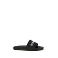 Sandales Burberry en caoutchouc noir