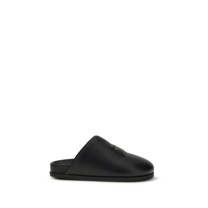 Mules Givenchy in pelle di vitello nera Bos Taurus