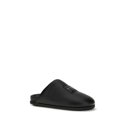 Mules Givenchy in pelle di vitello nera Bos Taurus