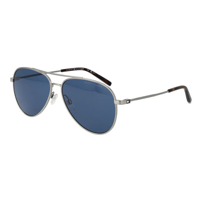 Lunettes de soleil Tommy Hilfiger en métal argenté