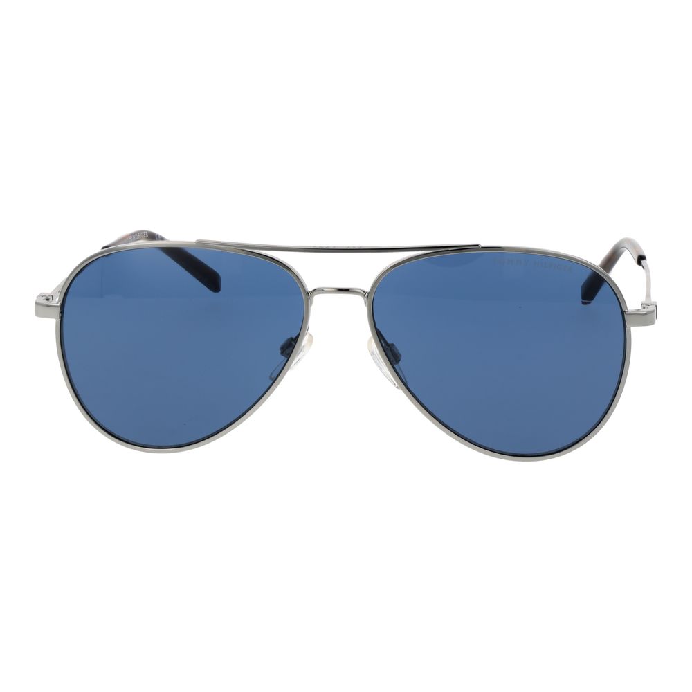 Lunettes de soleil Tommy Hilfiger en métal argenté