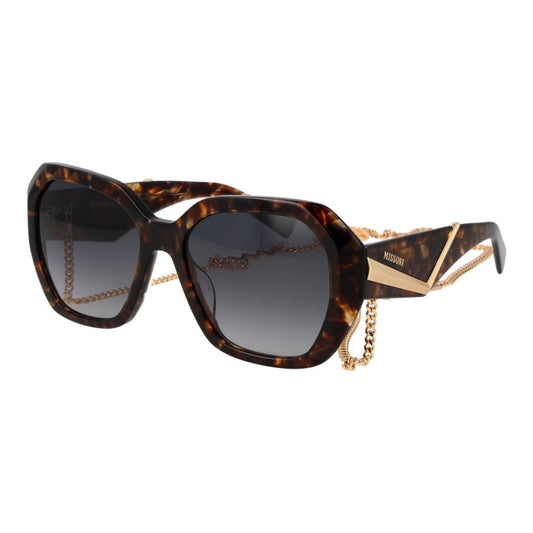 Occhiali da sole Missoni in acetato marrone