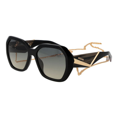 Lunettes de soleil Missoni en acétate noir