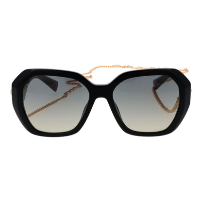Lunettes de soleil Missoni en acétate noir