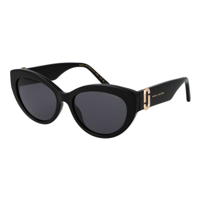 Lunettes de soleil noires en acétate Marc Jacobs