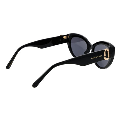 Lunettes de soleil noires en acétate Marc Jacobs