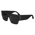 Lunettes de soleil en plastique noir Victoria Beckham