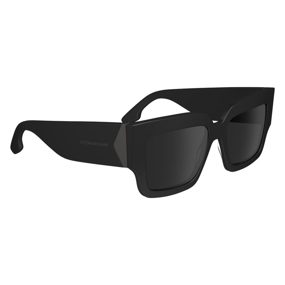 Lunettes de soleil en plastique noir Victoria Beckham
