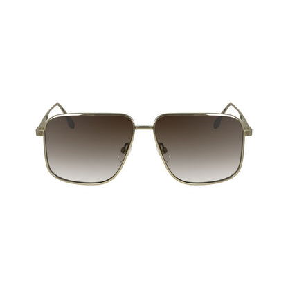 Occhiali da sole Victoria Beckham in metallo dorato