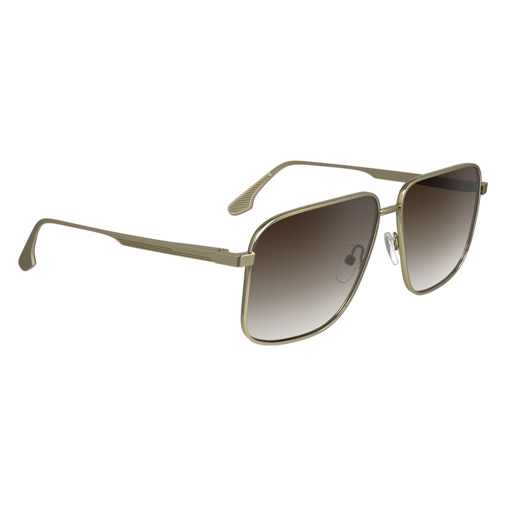 Occhiali da sole Victoria Beckham in metallo dorato