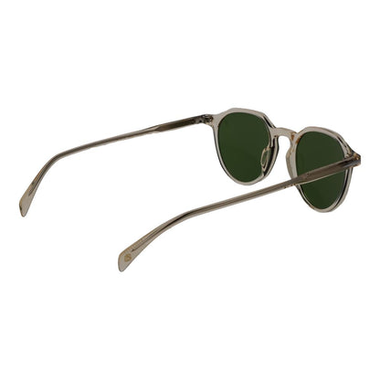 Lunettes de soleil en acétate beige David Beckham