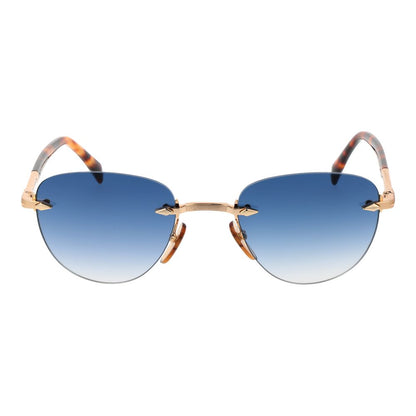 Lunettes de soleil David Beckham en métal doré