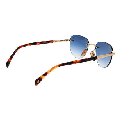 Lunettes de soleil David Beckham en métal doré