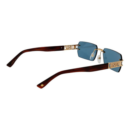 Lunettes de soleil Dsquared² en métal doré