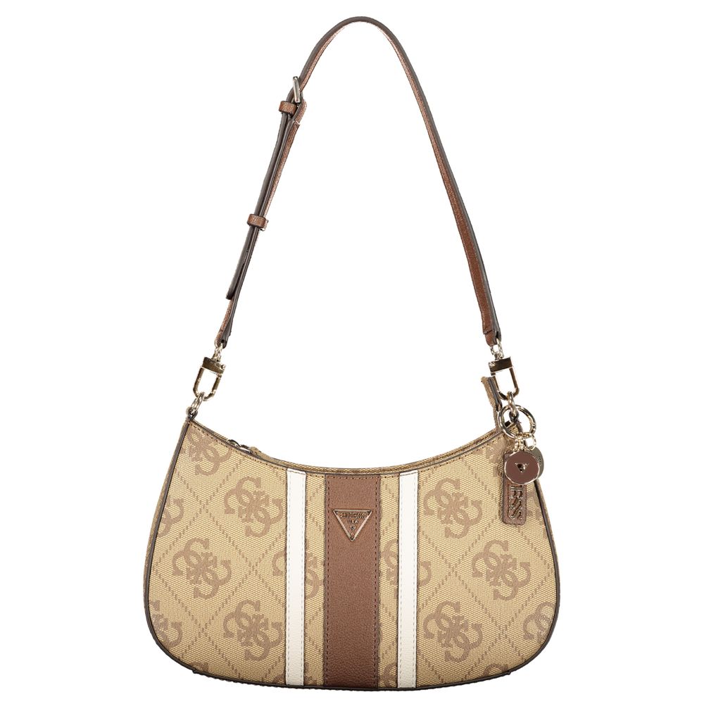 Borsa da donna Guess Jeans in poliuretano beige