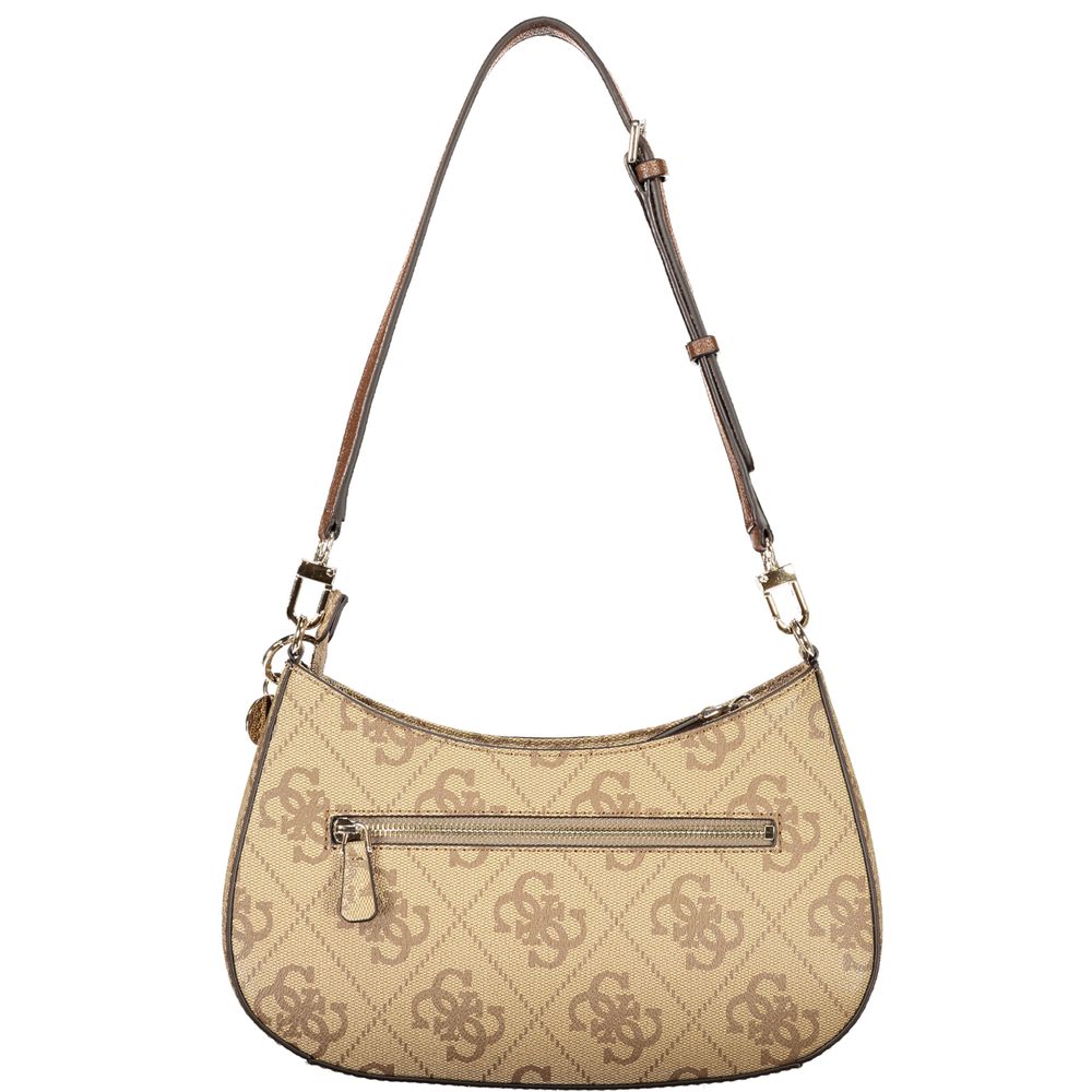 Borsa da donna Guess Jeans in poliuretano beige