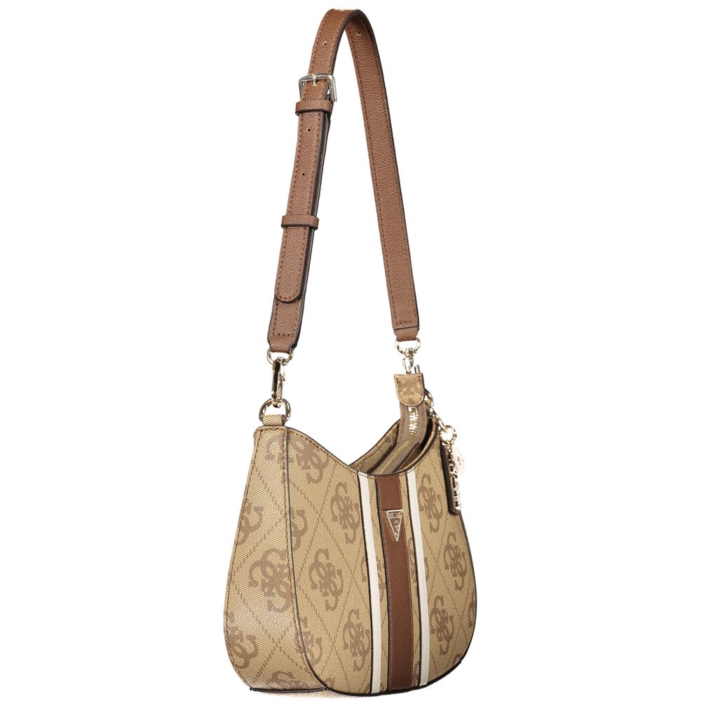 Borsa da donna Guess Jeans in poliuretano beige